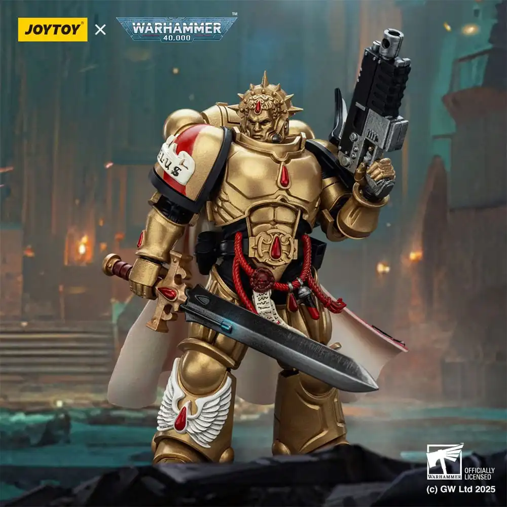Warhammer 40 000: Combat Patrol Blood Angels Action Figure Captain with Heavy Bolt Pistol & Power Sword 20 cm